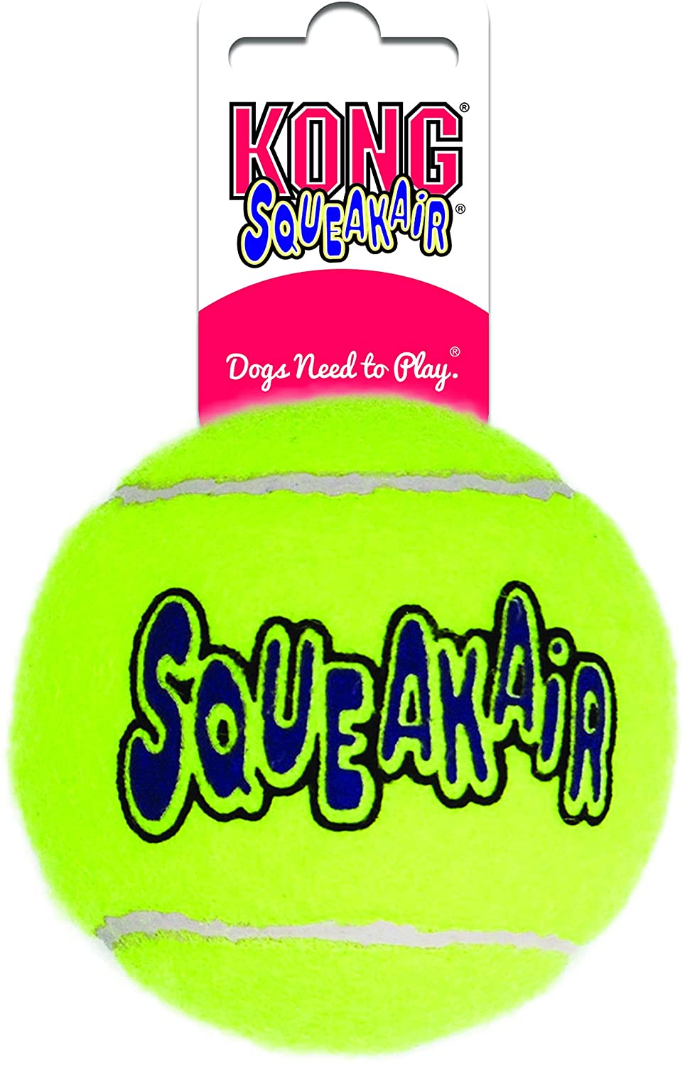 KONG - Squeakair Ball - Palline da Tennis  Taglia XL