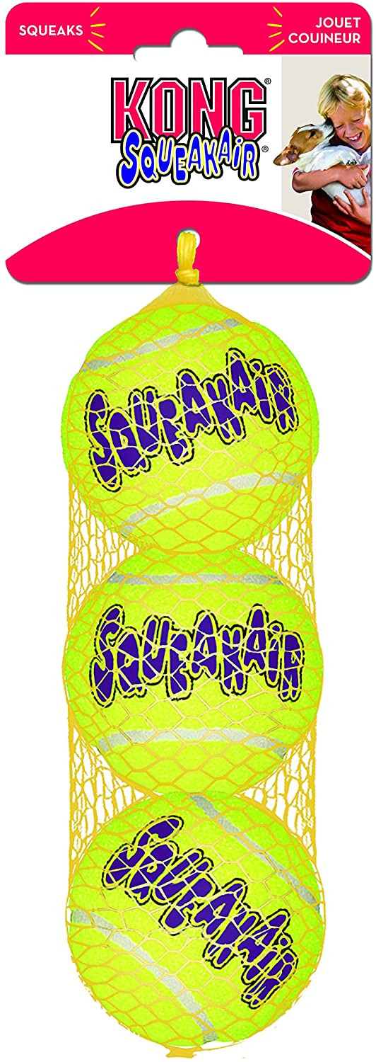 KONG - Squeakair Ball - Palline da Tennis  Taglia XL
