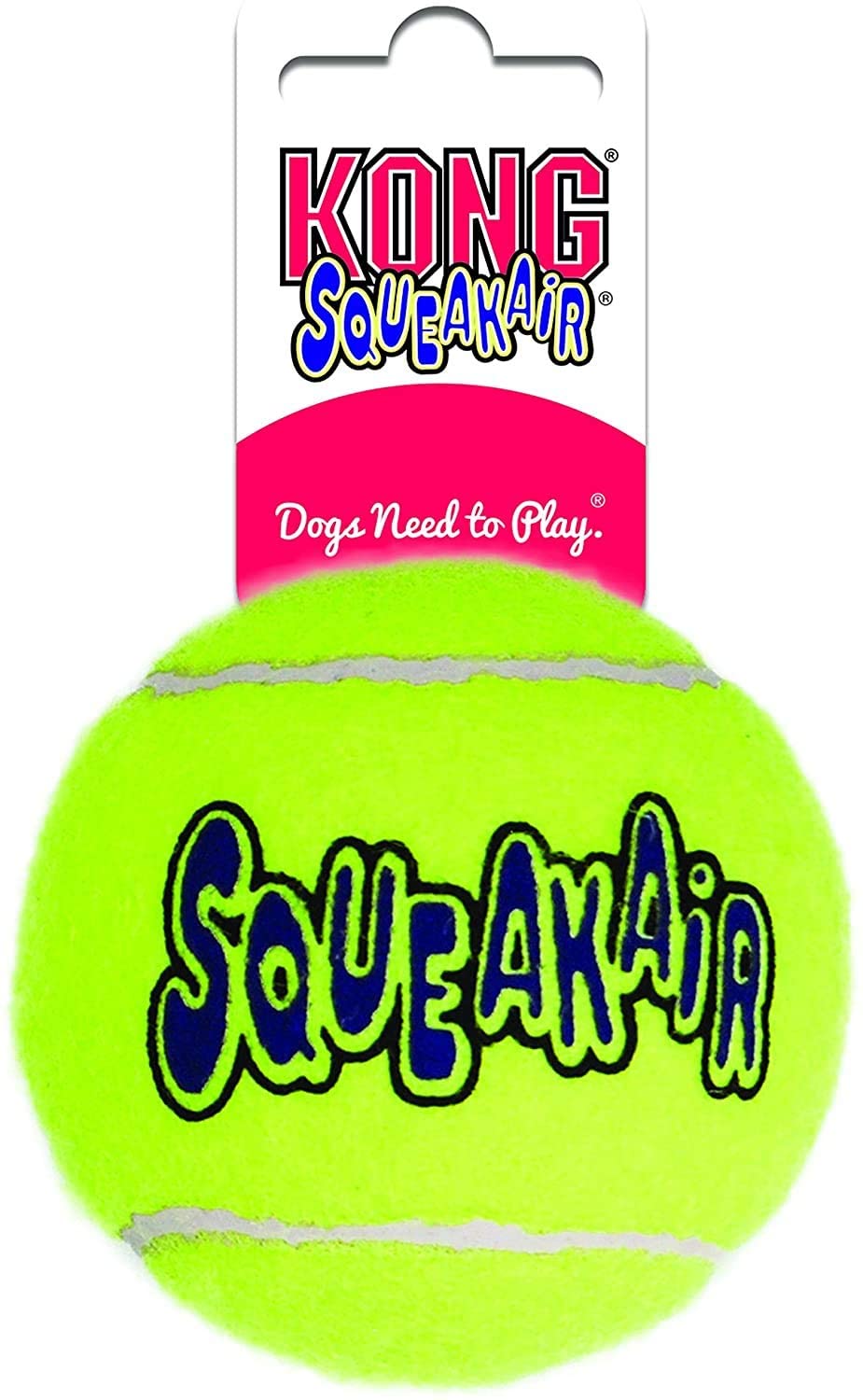 KONG - Squeakair Ball - Palline da Tennis  Taglia XL