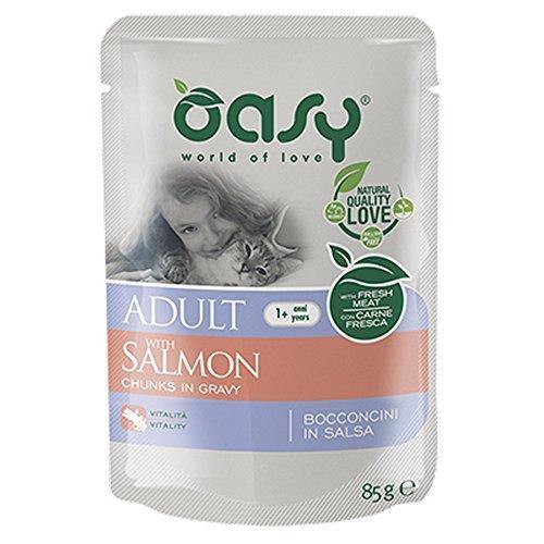 Oasy Wet Cat Bocconcini Adult Salmone  85 gr