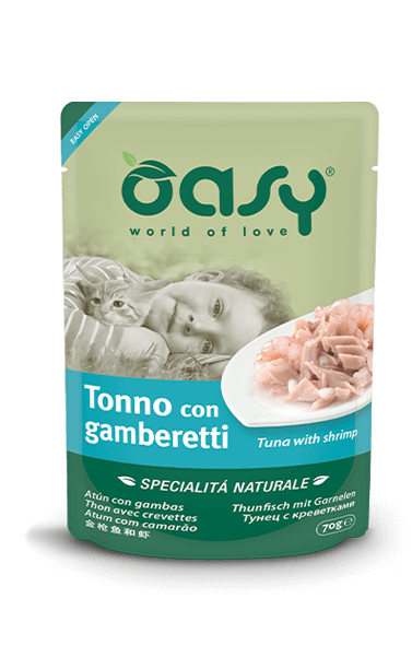 Oasy Specialità Naturale Tonno con Gamberetti 70gr