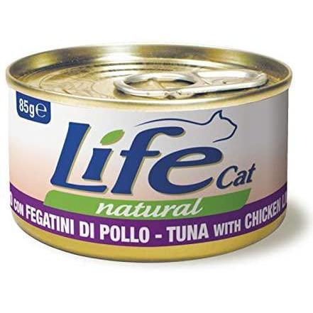 Life Cat Natural Tonno con Fegatini di Pollo 85 gr