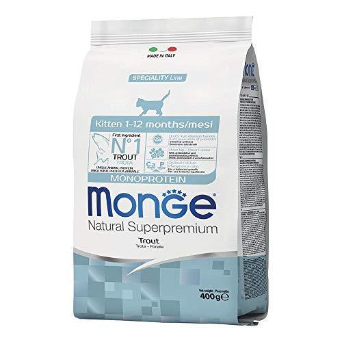 Monge Natural Superpremium Kitten Trota 400gr