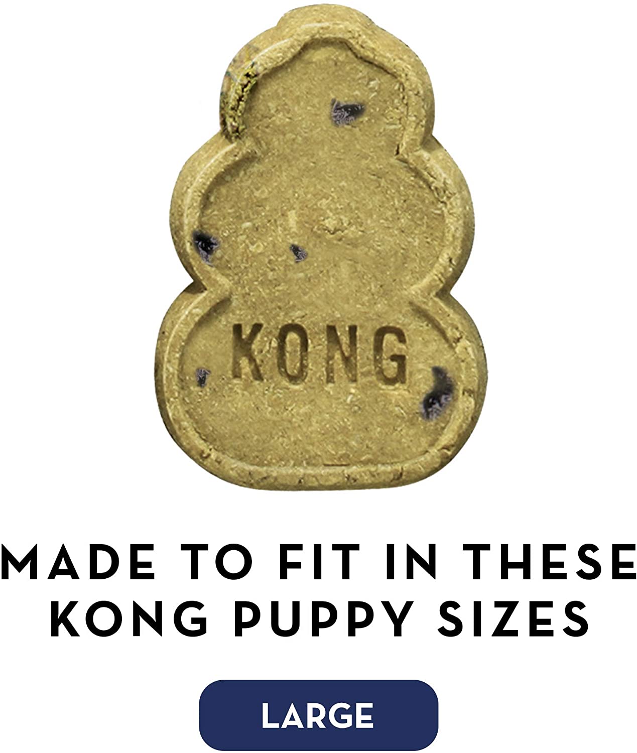 KONG Snacks Puppy Large - Snack per Cuccioli di Taglia Grande