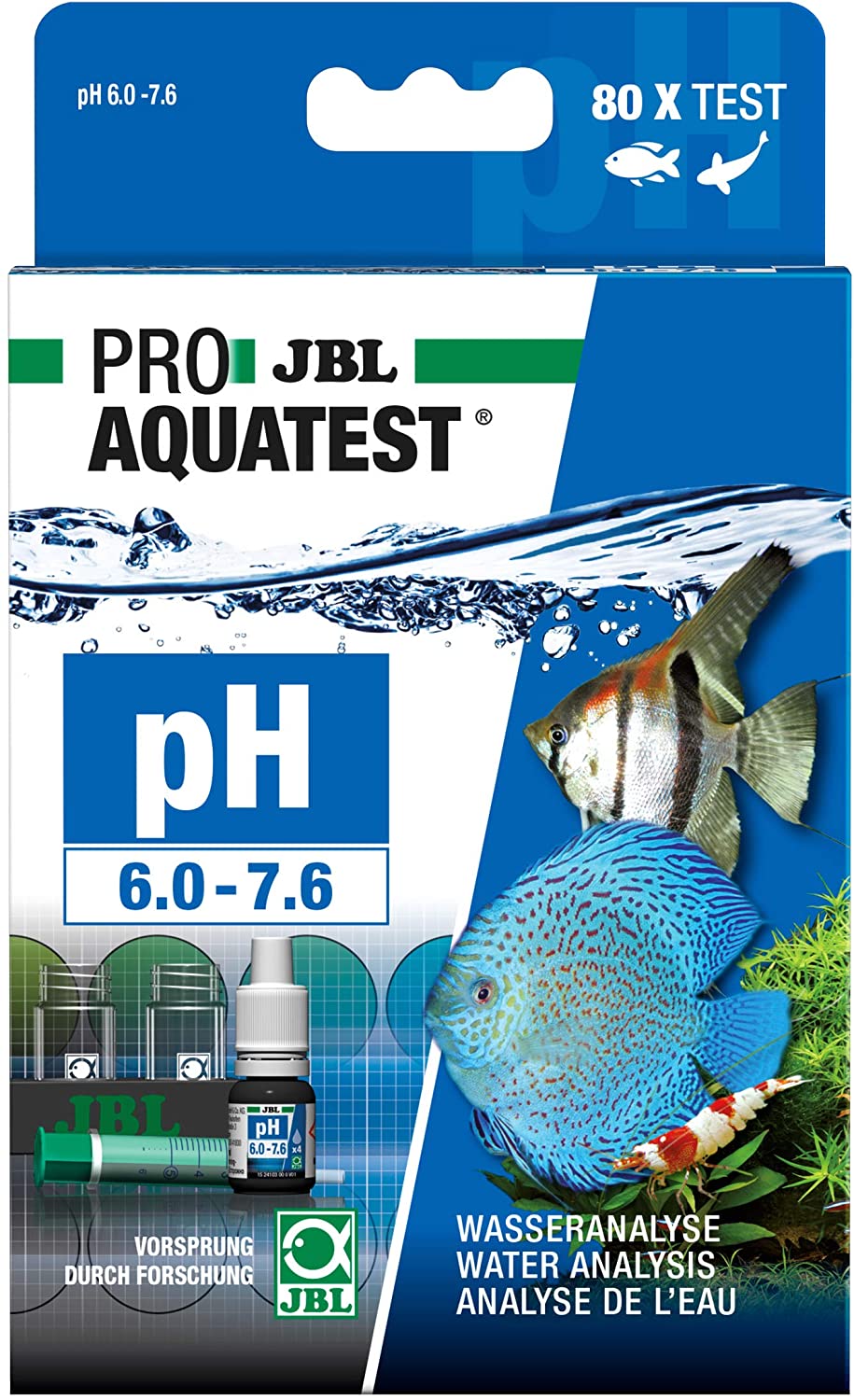 Test del pH JBL 2410300 Proaquatest 6.0-7.6
