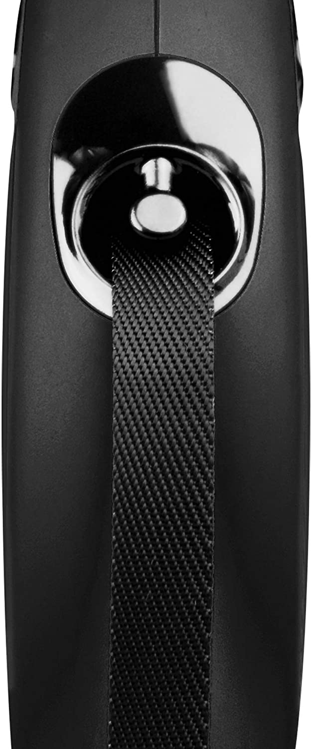Flexi new classic M fettuccia 5mt nero