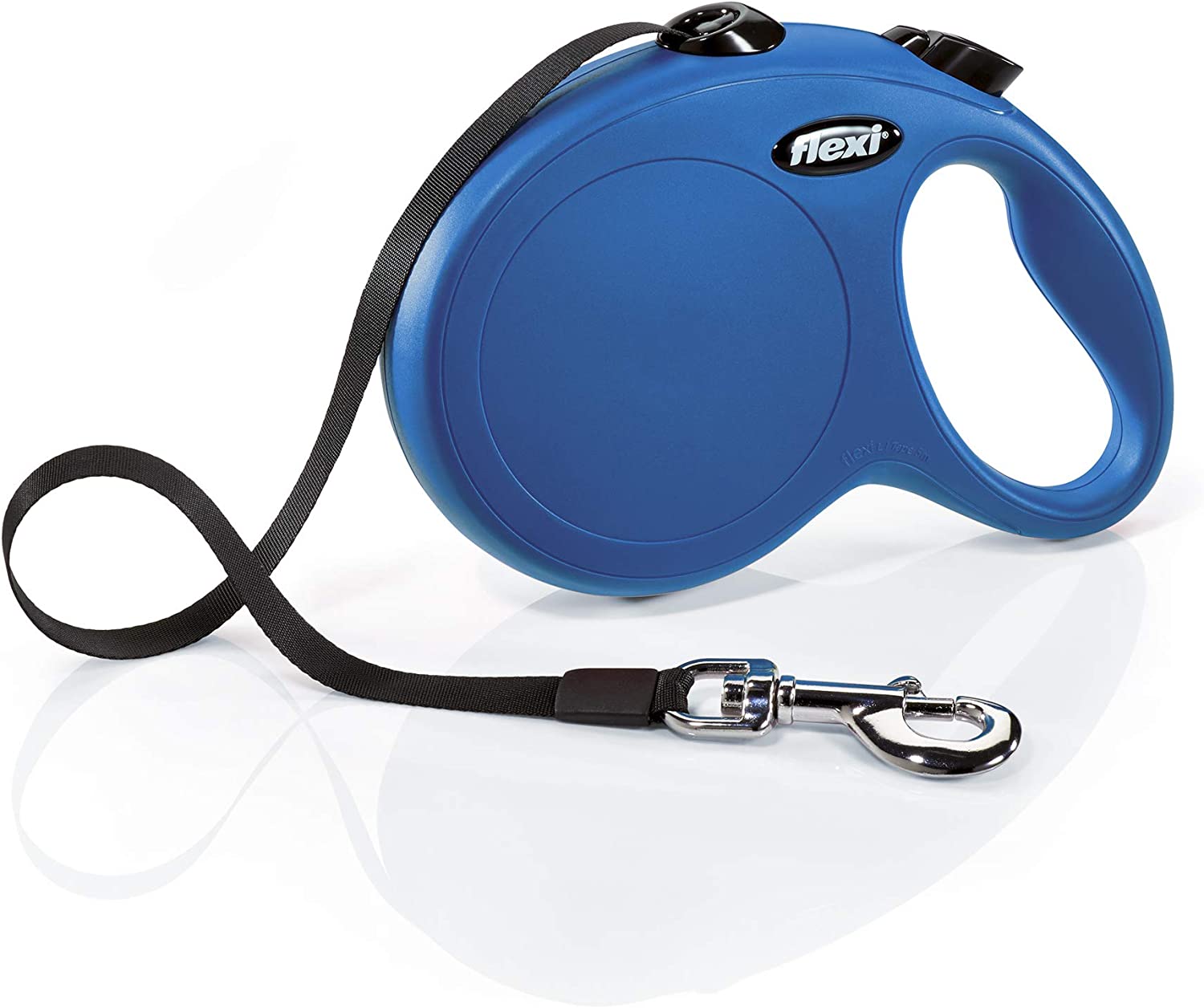 Flexi new classic M fettuccia 5mt nero