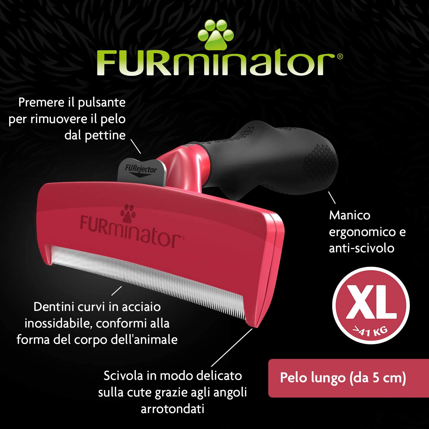FURminator - Strumento deShedding per Cani Taglia Gigante a Pelo Corto