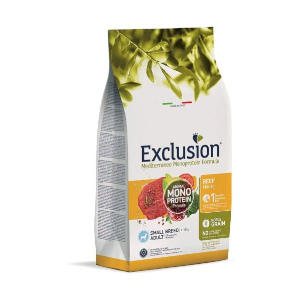 Exclusion Mediterraneo Adult Small Manzo 2kg