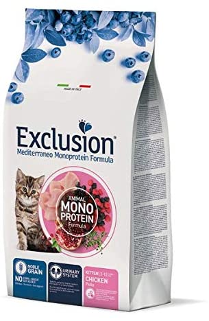 Exclusion Mediterraneo Monoprotein Kitten All Breeds Pollo 300 gr gatti