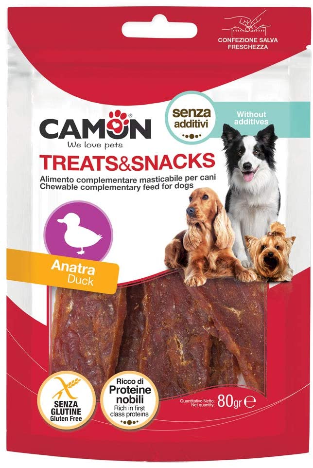 Camon Jerky Di Anatra Per Cani 80g 12,5cm