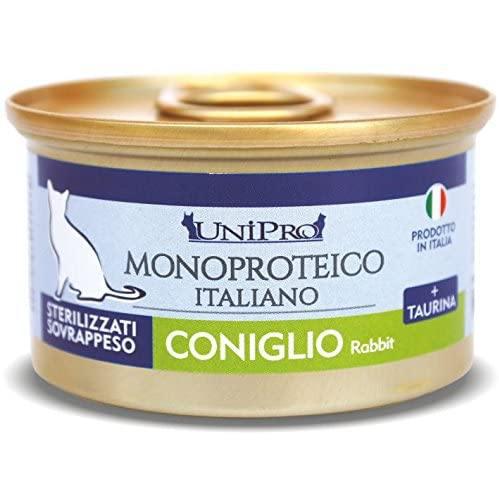 Unipro Unicamente Sterilizzati Coniglio 85gr Monoproteico Lattina