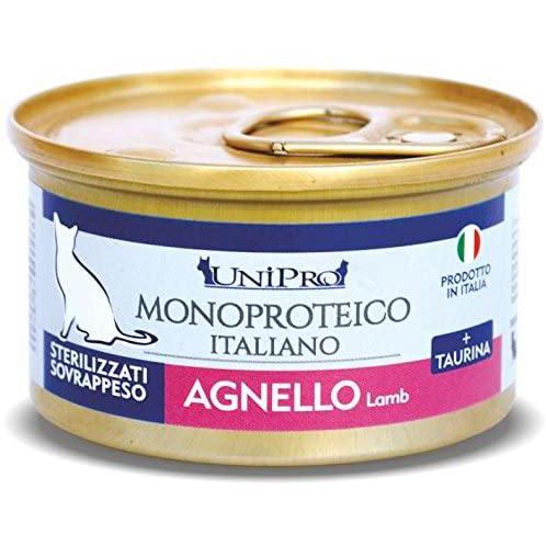 Unipro Unicamente Sterilizzati Agnello 85gr Monoproteico Lattina