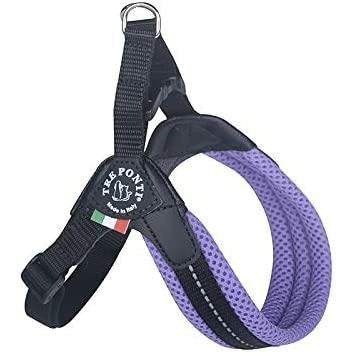 TRE PONTI Pettorina per Cani Easy Fit Rete Sottopancia Regolabile - Lilla