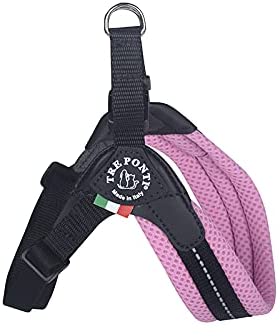TRE PONTI Pettorina Easy Fit Rete Sottopancia Regolabile Azzurro 4