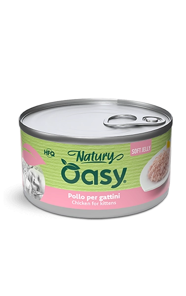 OASY Natury Soft Jelly Pollo per Gattini 85g