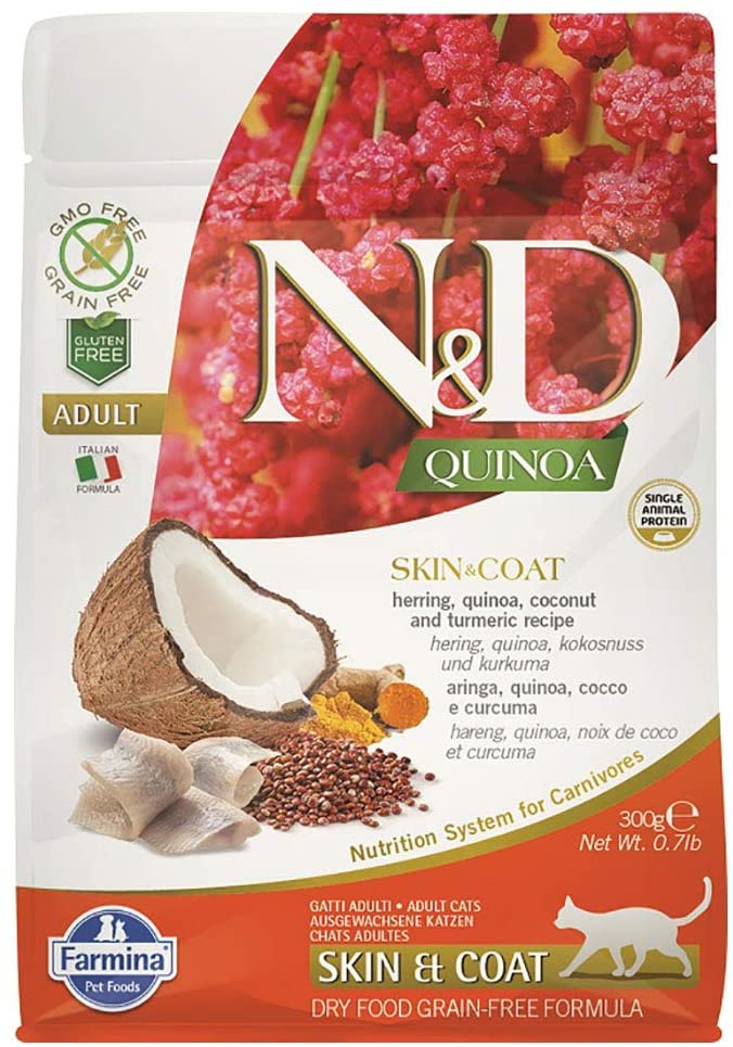 Farmina - Natural & Delicious Quinoa Skin & Coat Aringa Grain Free300gr