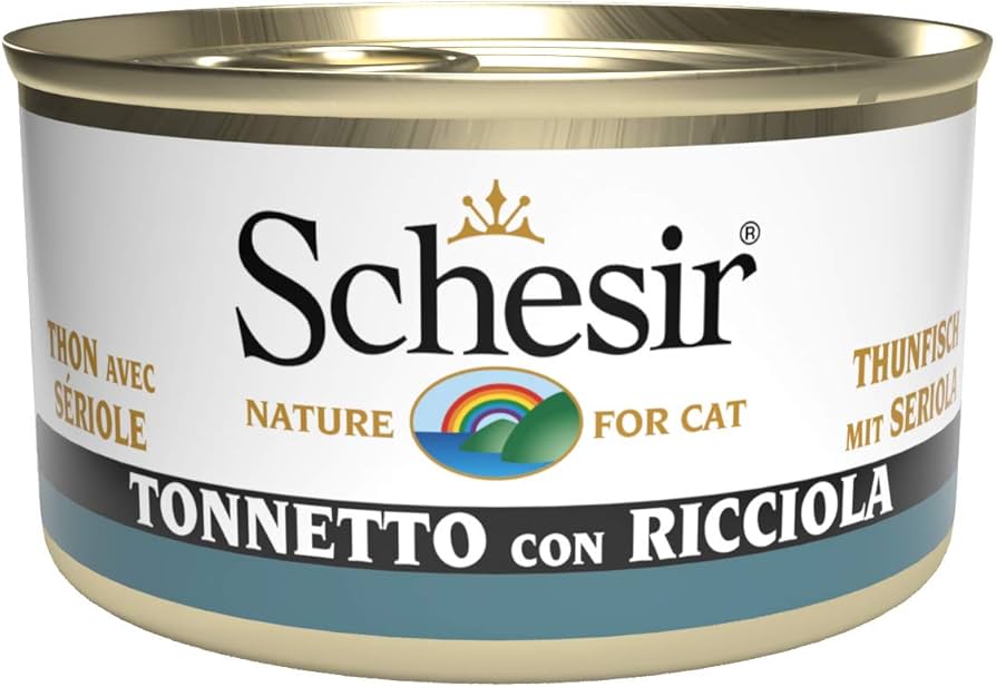 Schesir Gatto Tonnetto con Ricciola in Jelly 70g Lattina