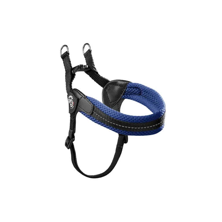 TRE PONTI Pettorina per Cani Easy Fit Rete Sottopancia Regolabile - Blu Mis.1
