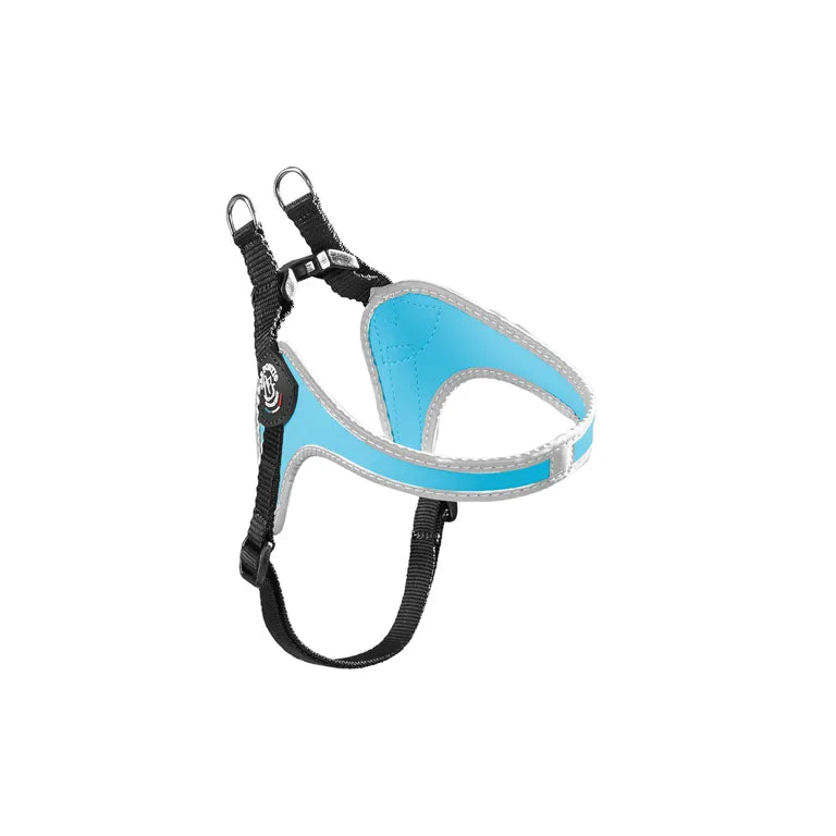 TRE PONTI Pettorina Easy Fit Onyx Sottopancia Regolabile Azzurro Mis.4