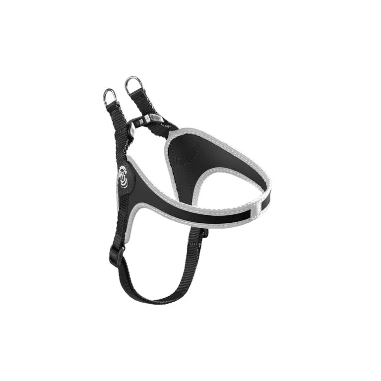 TRE PONTI Pettorina per Cani Easy Fit Onyx Sottopancia Regolabile - Nero Mis.2,5