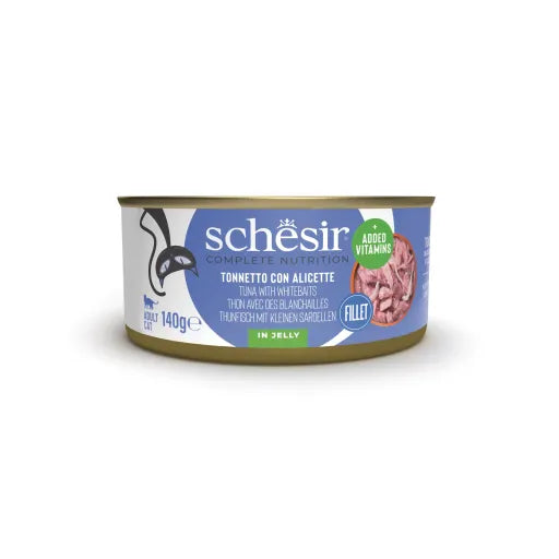 Schesir Tonnetto con Alicette al Naturale 140g - Umido Gatto