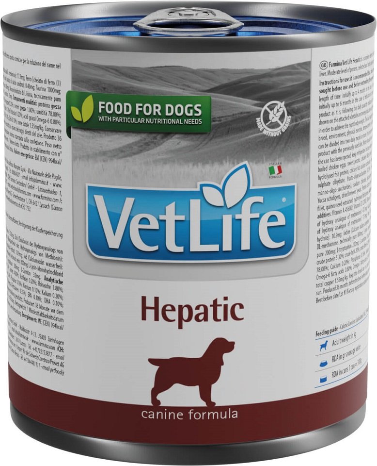 Farmina Vet Life Hepatic 300g - Cibo Umido per Cani