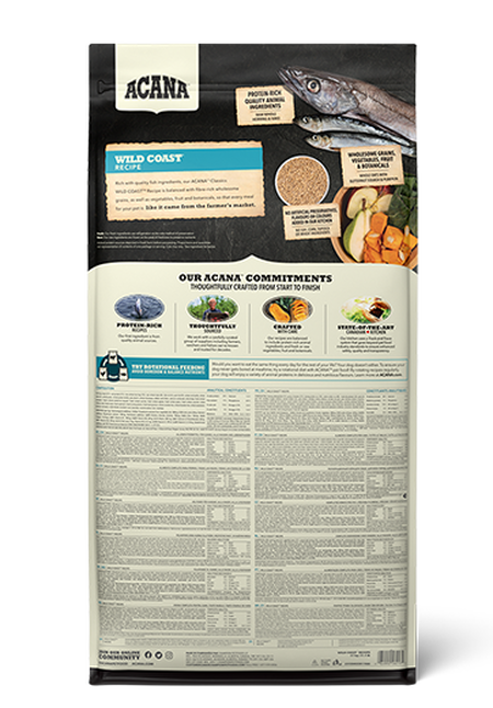 Alimento secco Acana Classics Wild Coast 9,7 kg per cani adulti di tutte le taglie