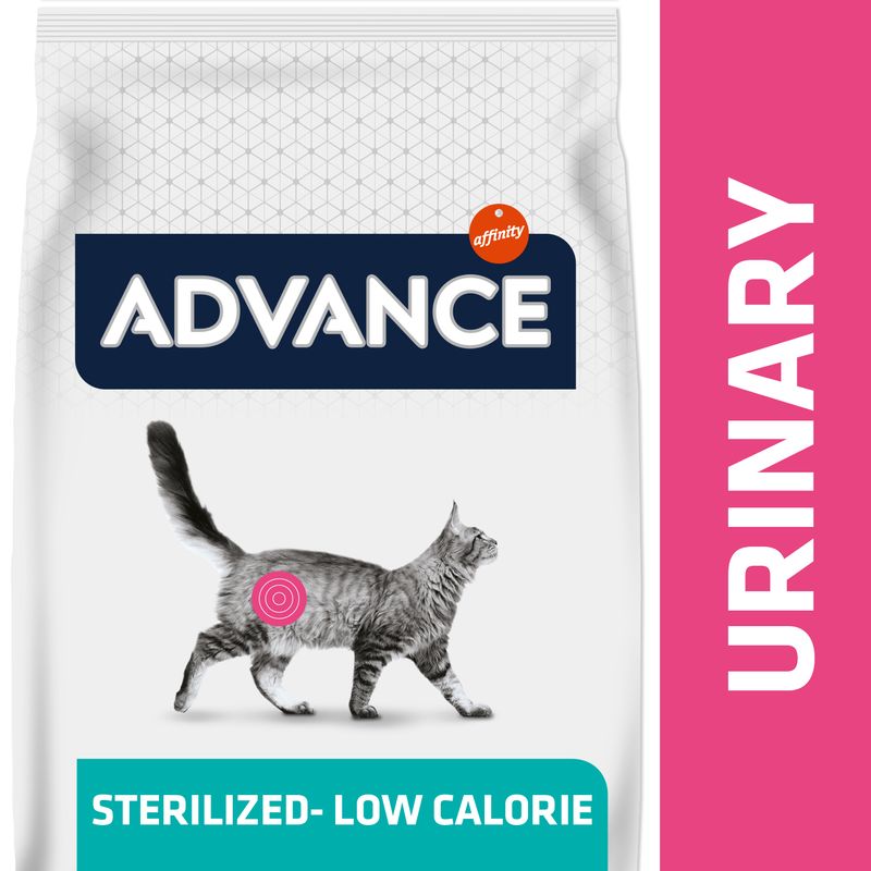 Advance Diet Cat Urinary Sterilised Low Calorie 7,5kg Crocchette Gatto