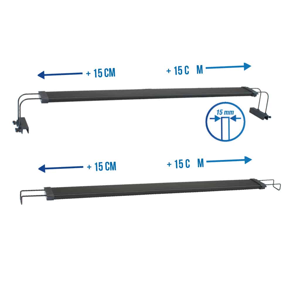 Amtra LED System Fresh Wi-Fi 24W luce per acquario 600mm, controllo app con spettro completo per piante