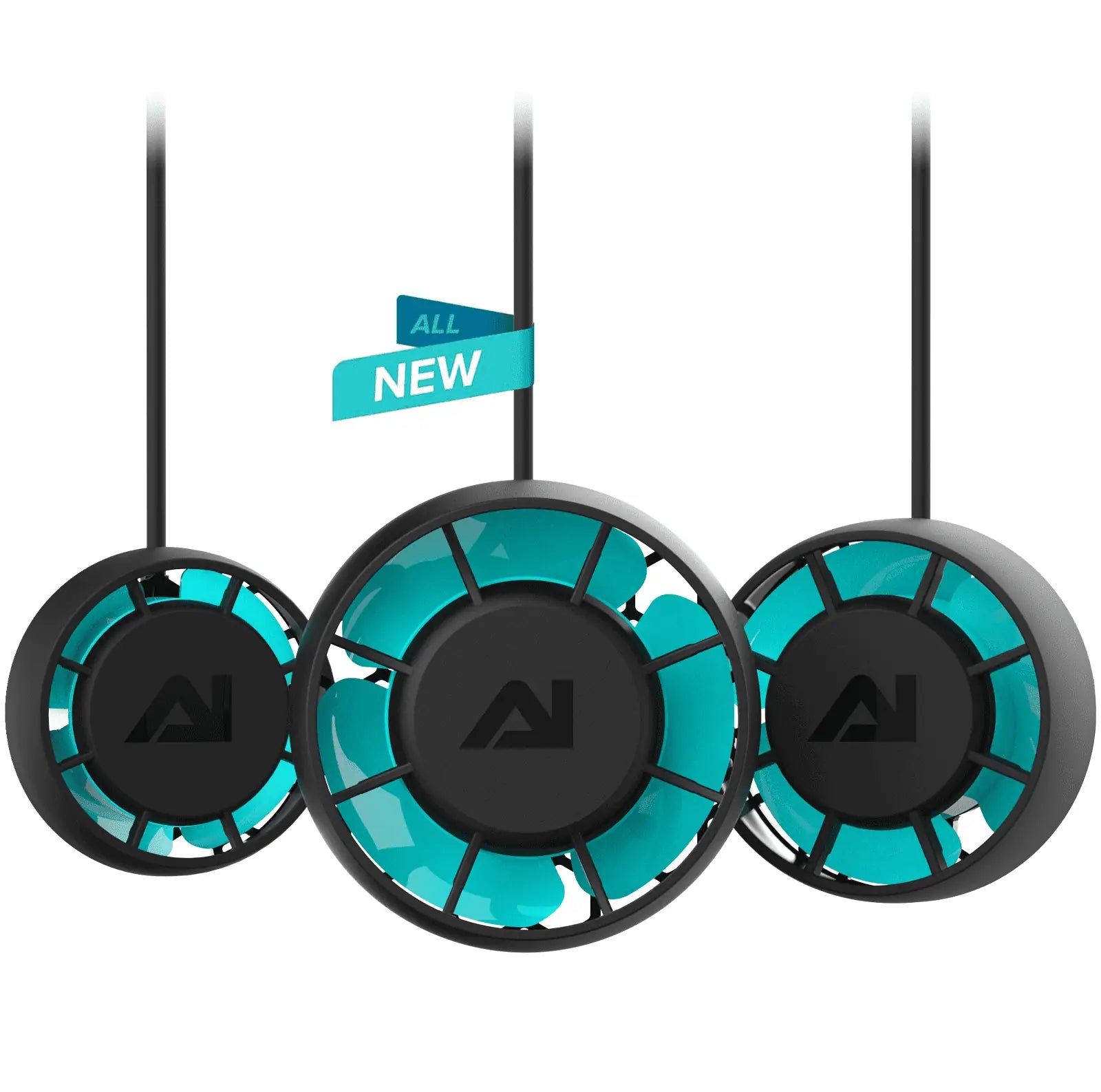 AquaIllumination Nero 3 - Pompa di Movimento Regolabile Wi-Fi