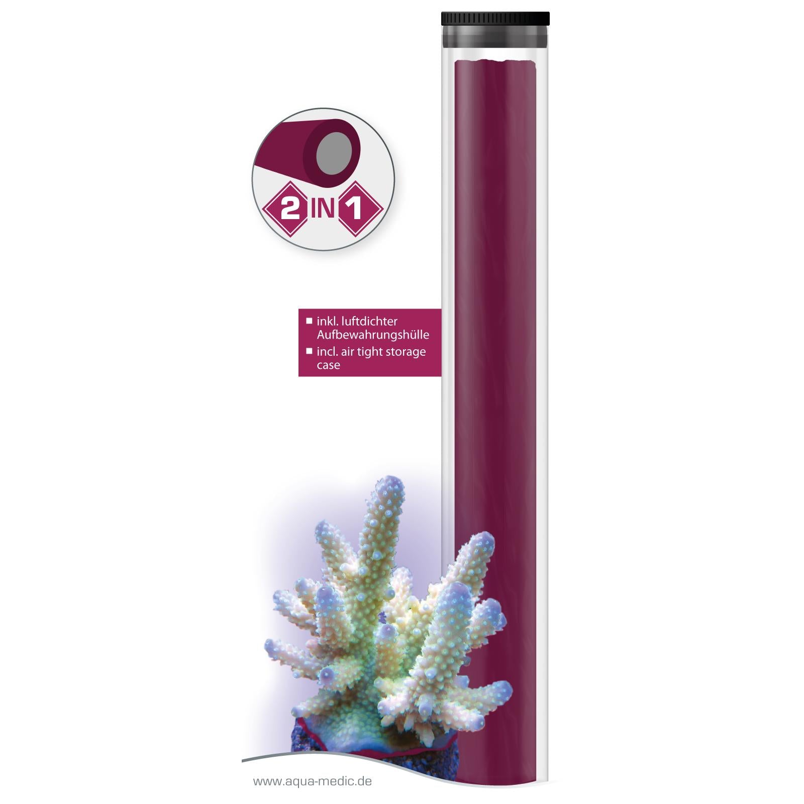 Aqua Medic Reef Construct Purple - Colla Subacquea per Acquario 114g