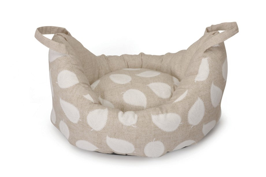 Cuccia Camon Foggy a barchetta ecrù 80x60x16 cm per cani e gatti
