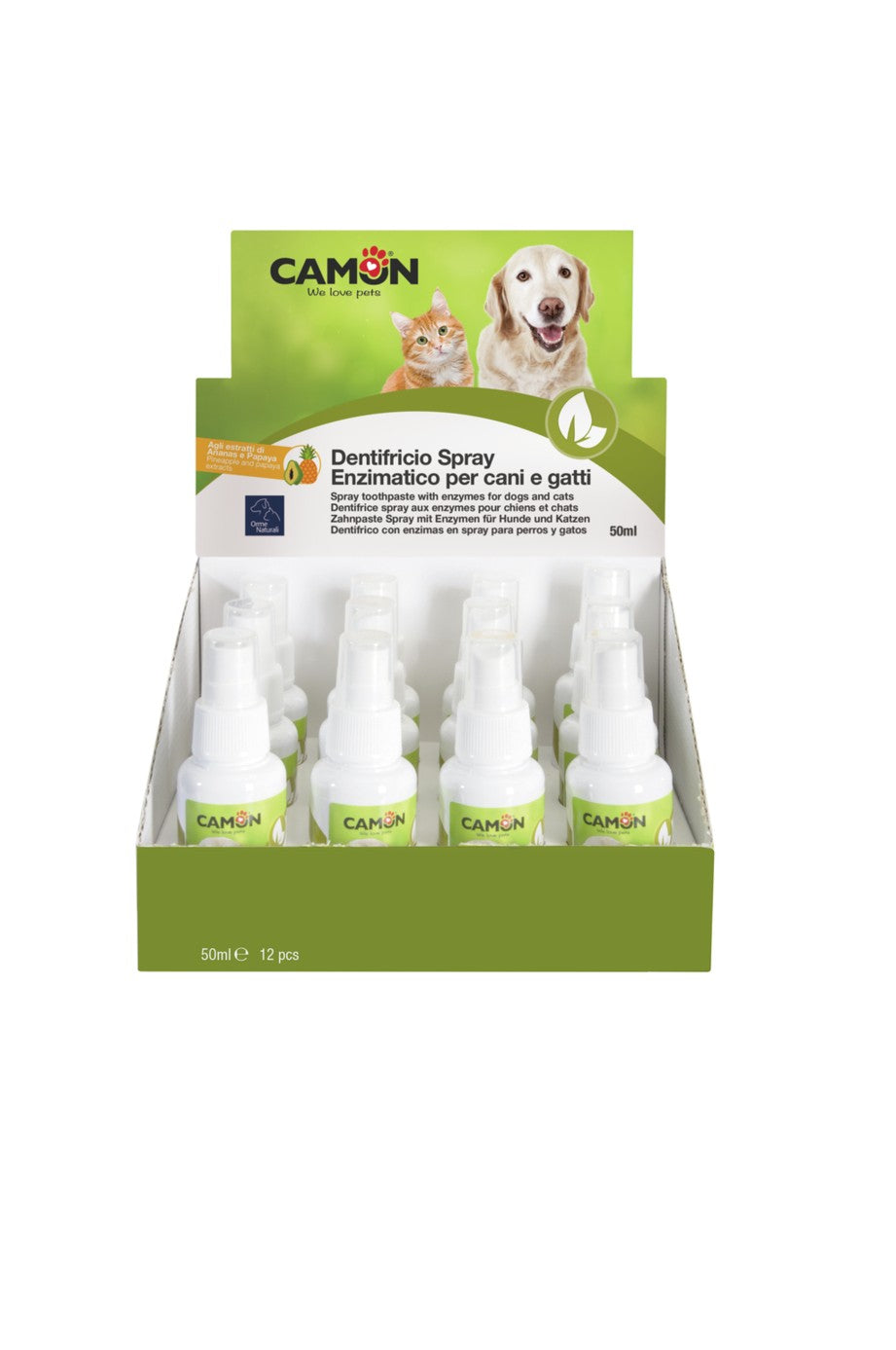 Camon Dentifricio Spray Enzimatico 50 ml – Per Cani e Gatti