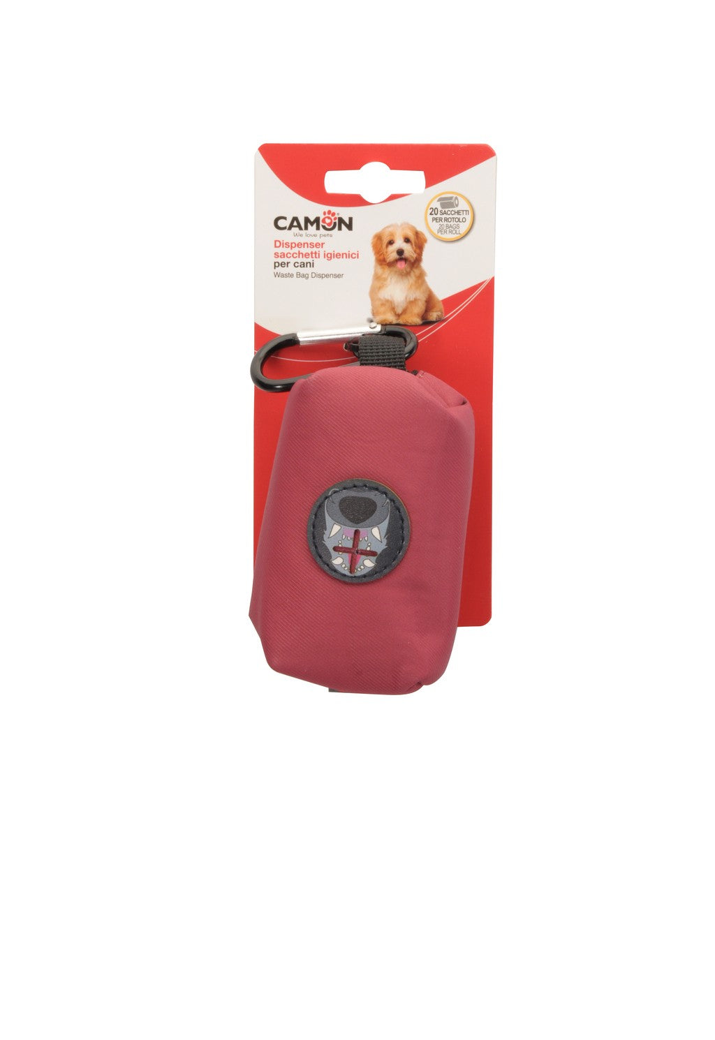 Camon Dispenser Porta Sacchetti Igienici con Rotolo