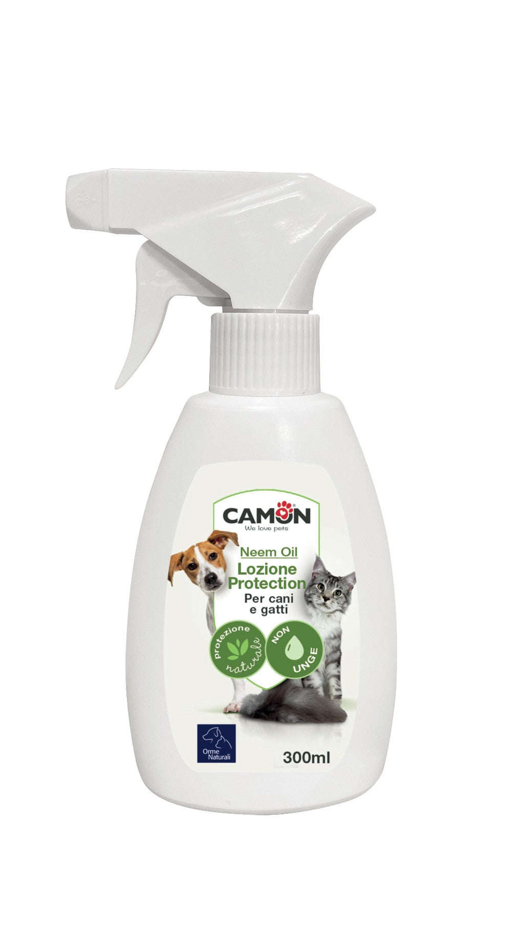Lozione spray Camon Neem Oil 300 ml per cani e gatti con olio di Neem e Wintergreen