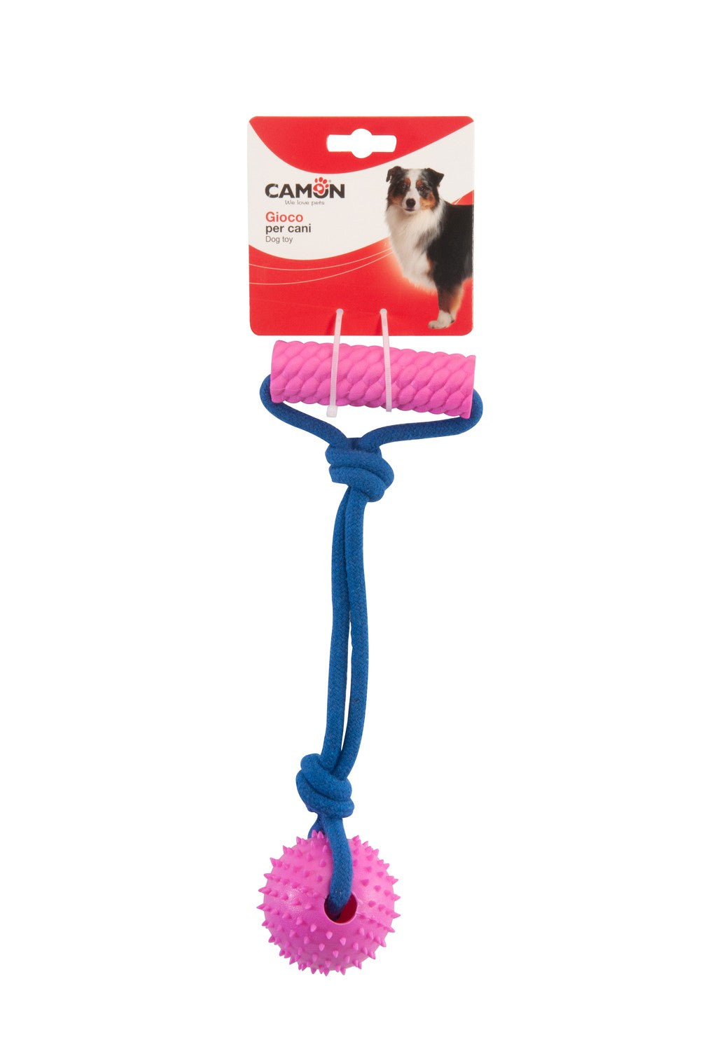 Camon Maniglia e Pallina in Corda - Gioco per Cani