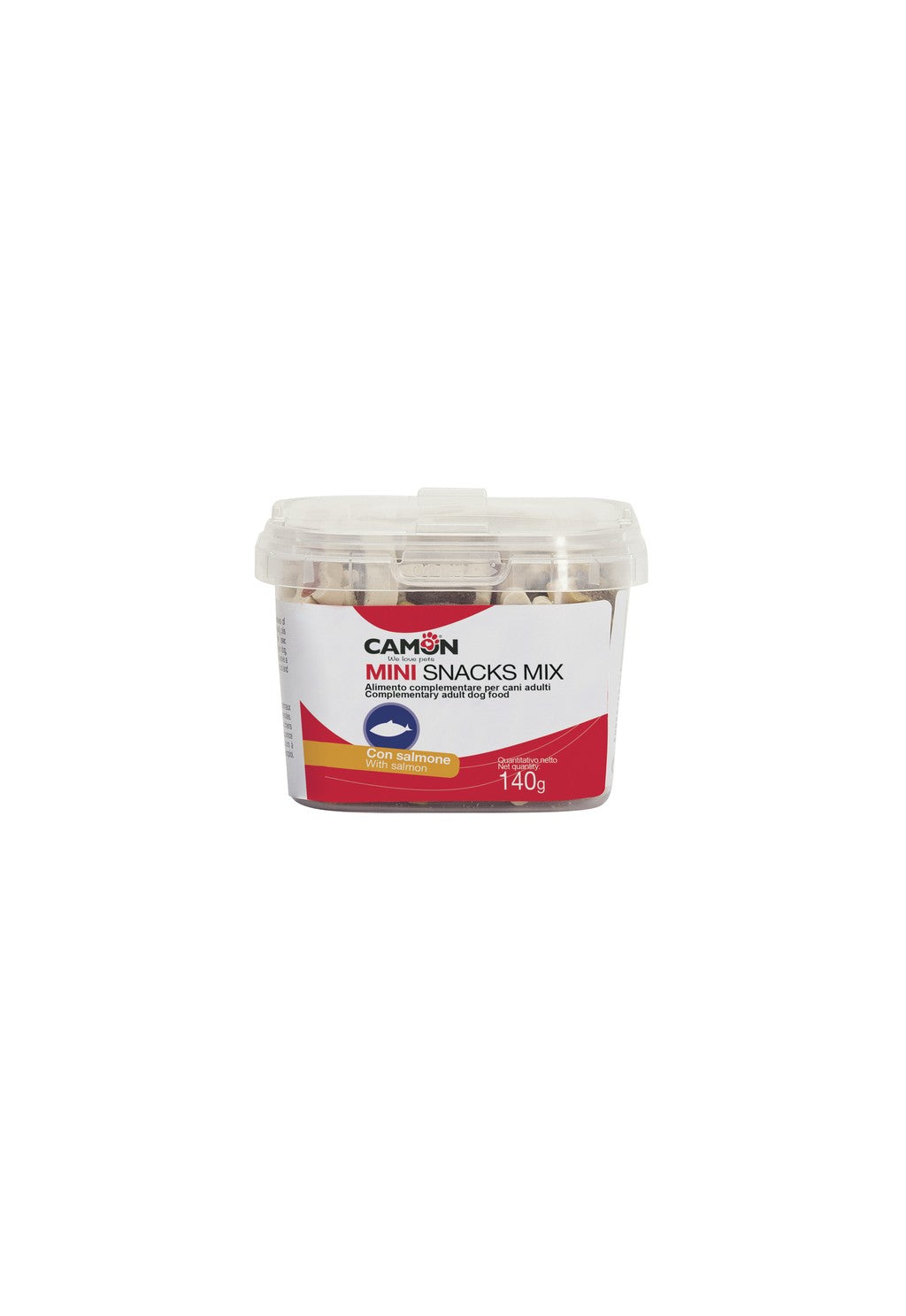 Camon Mini Bones al Salmone 140g Snack per Cani