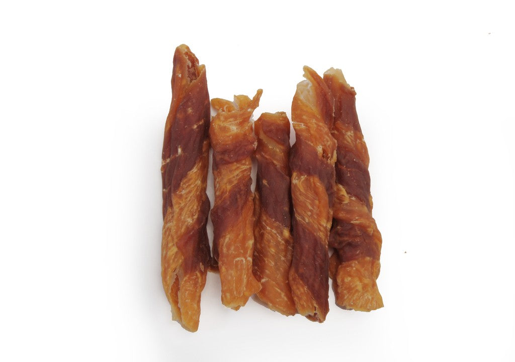 Camon Mini Riccioli di Pollo e Anatra Snack per Cani
