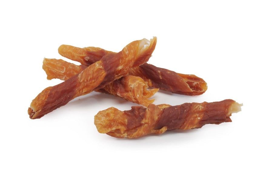 Camon Mini Riccioli di Pollo e Anatra Snack per Cani