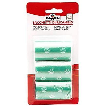 Camon Sacchetti Igienici Colorati - 60 sacchetti - cm.14x21x29