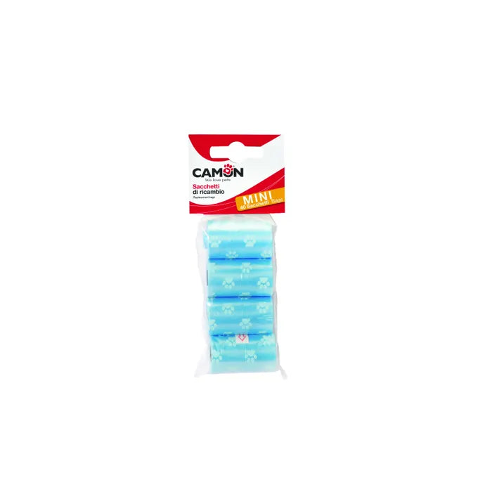 Camon Sacchetti Ricambio Mini 4x10 Colorati per Cani