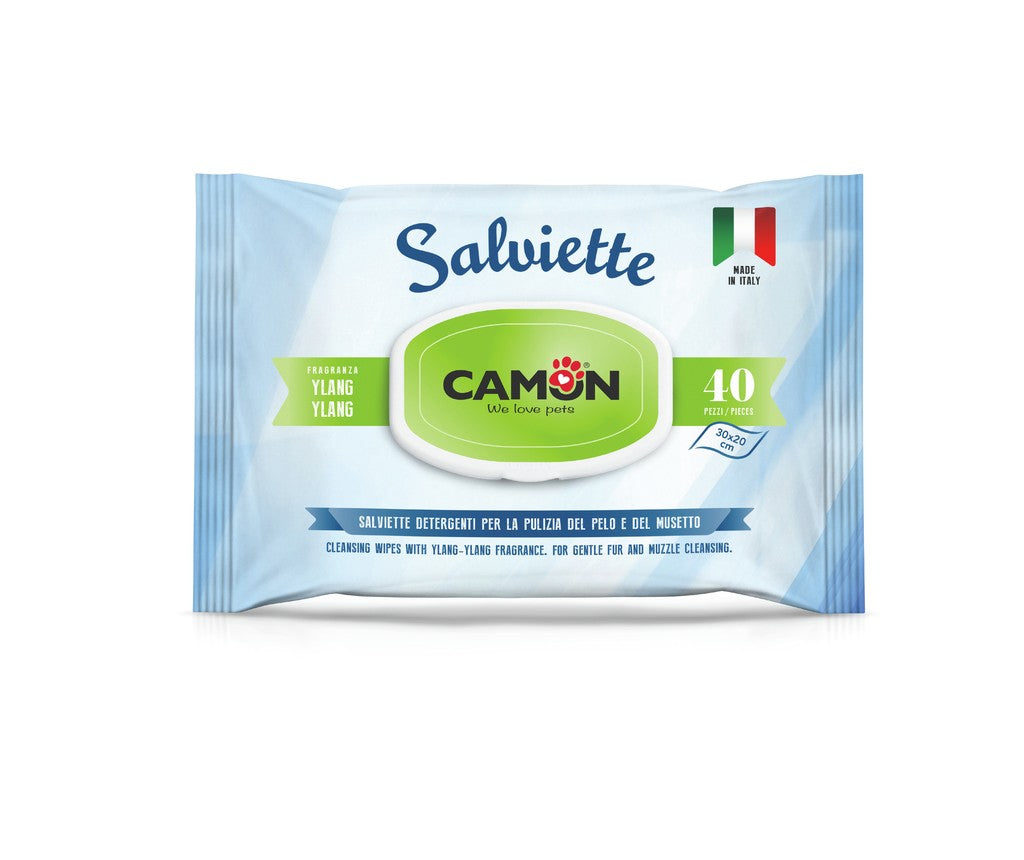 Camon Salviette Detergenti Ylang-Ylang - 40 Pezzi