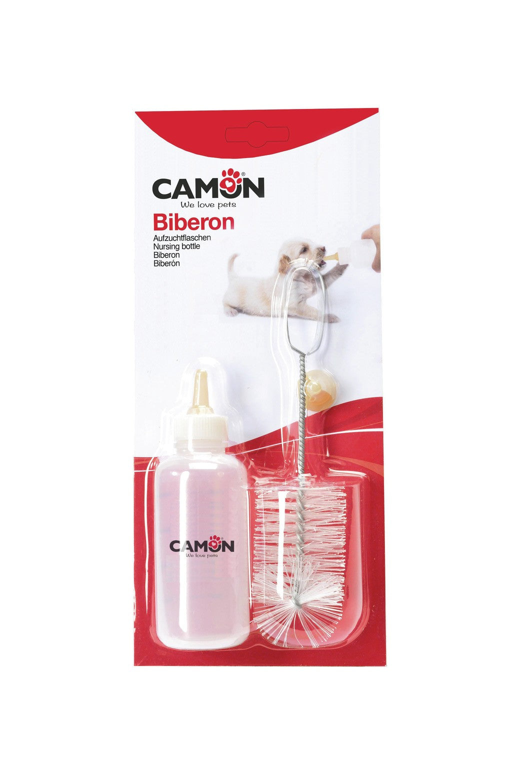 Camon Set Biberon con Spazzolino e Tettarella di Ricambio - 115 ml