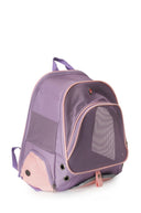 Camon Zainetto Trasportino Lilla Rosa per Cani e Gatti 34x22x42 cm