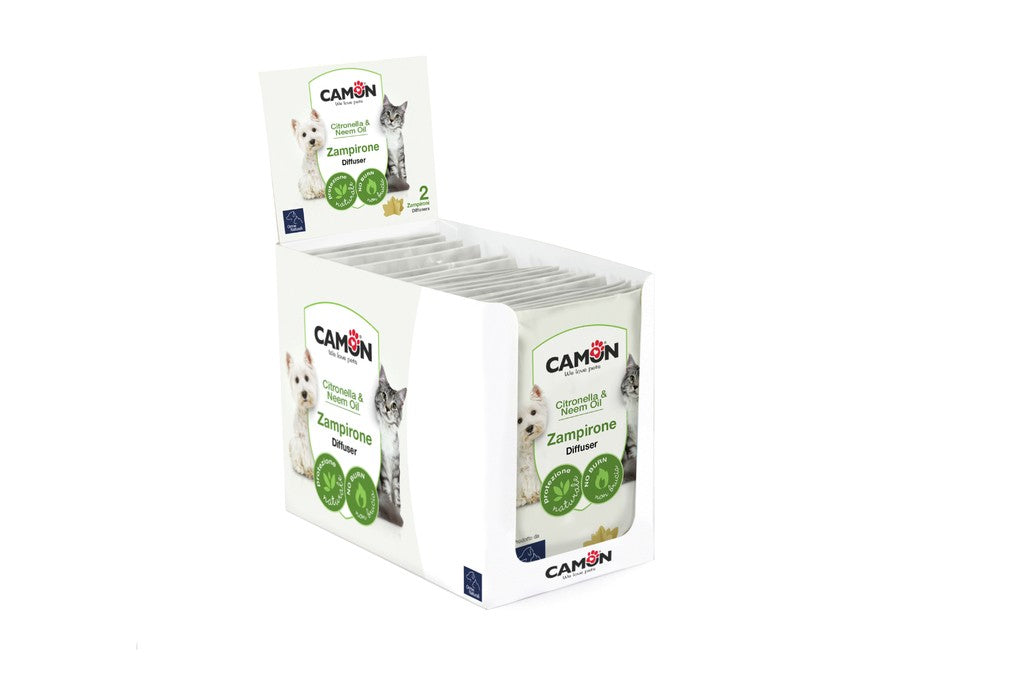 Camon Zampirone con Citronella e Neem Deterrente per Zanzare e Mosche