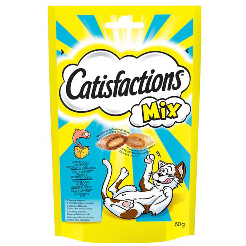 Catisfactions con Salmone e Formaggio 60gr