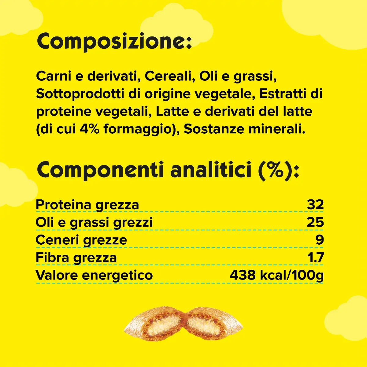 3x60g Catisfactions con Formaggio - Snack per Gatti