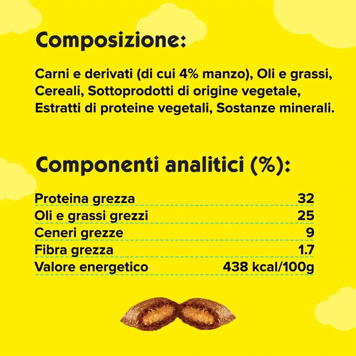 3x60g Catisfactions con Manzo - Snack per Gatti