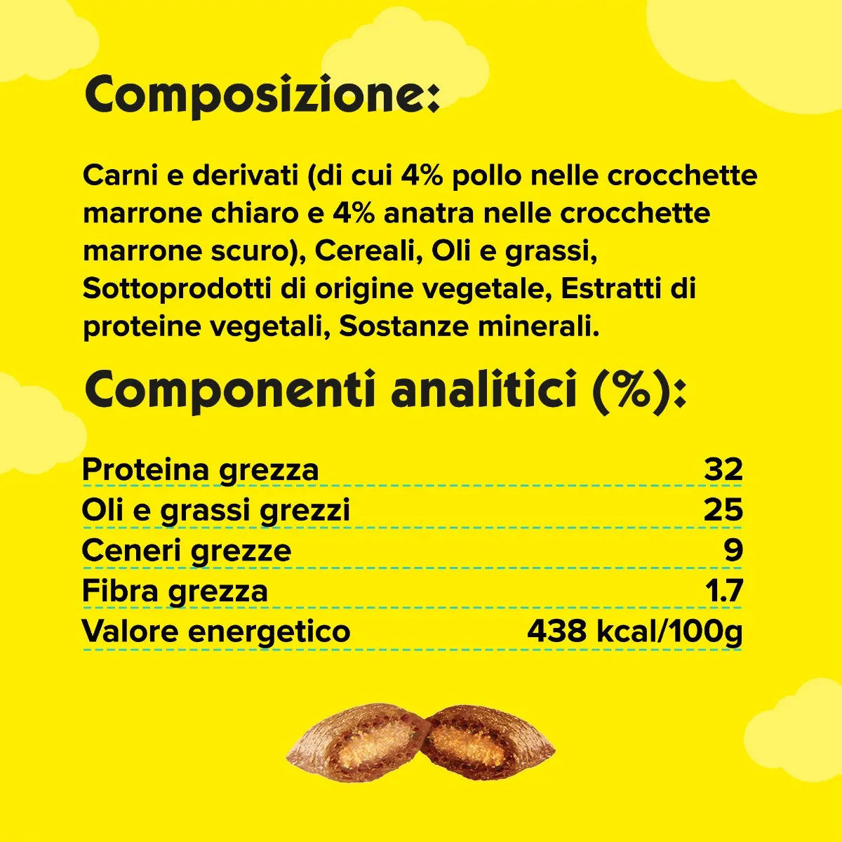 3x Catisfactions Mix con Pollo e Anatra 60g Snack per Gatti